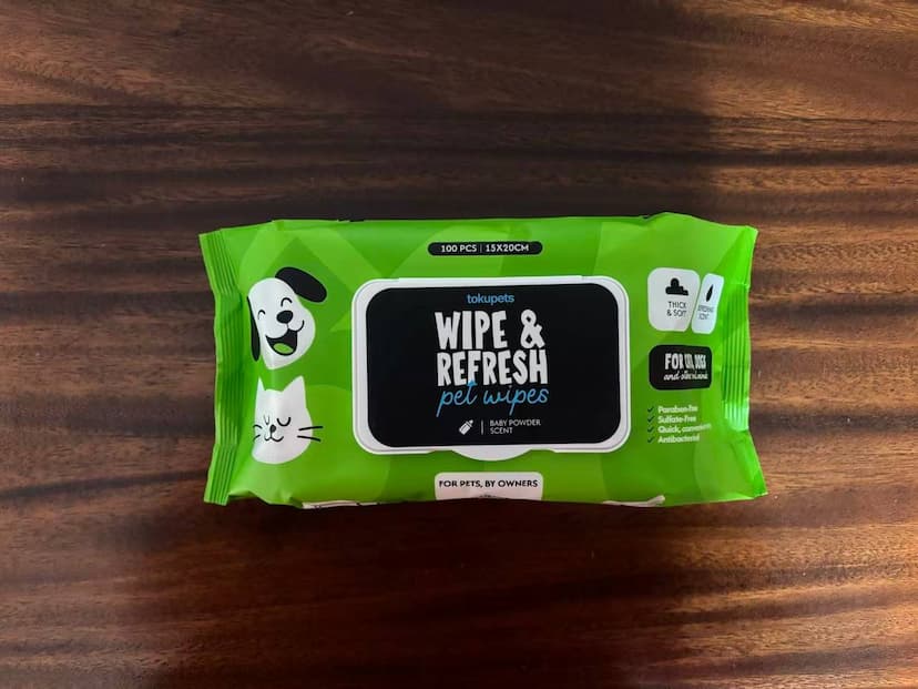 Tokupets Pet Wet Wipes